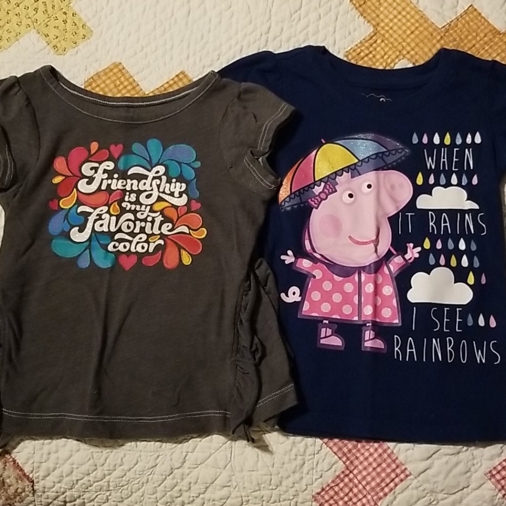 2 short sleeve shirts